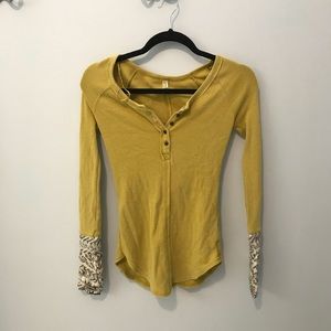 Free People Henley - size S, NWOT